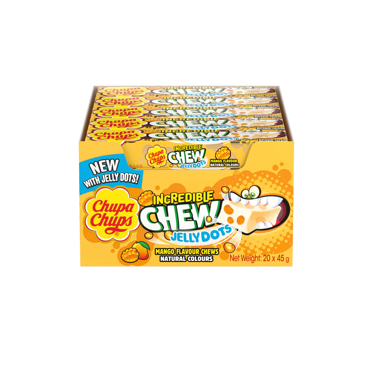 Chupa Chups Incredible Chew Mango 20 x 45g