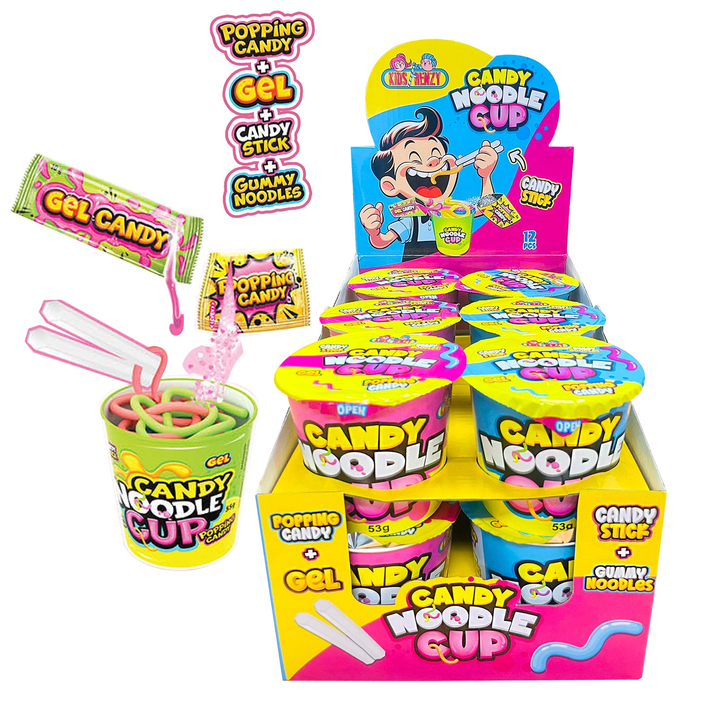 Candy Noodle Cup 12 x 53g
