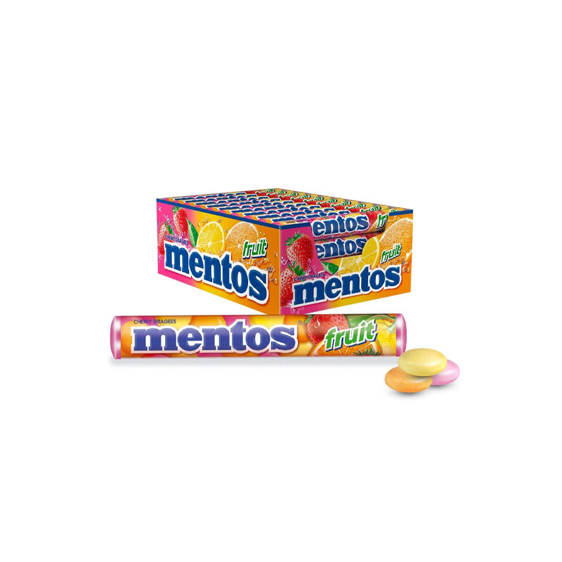 Mentos Fruit Roll, 40 x 37.5g