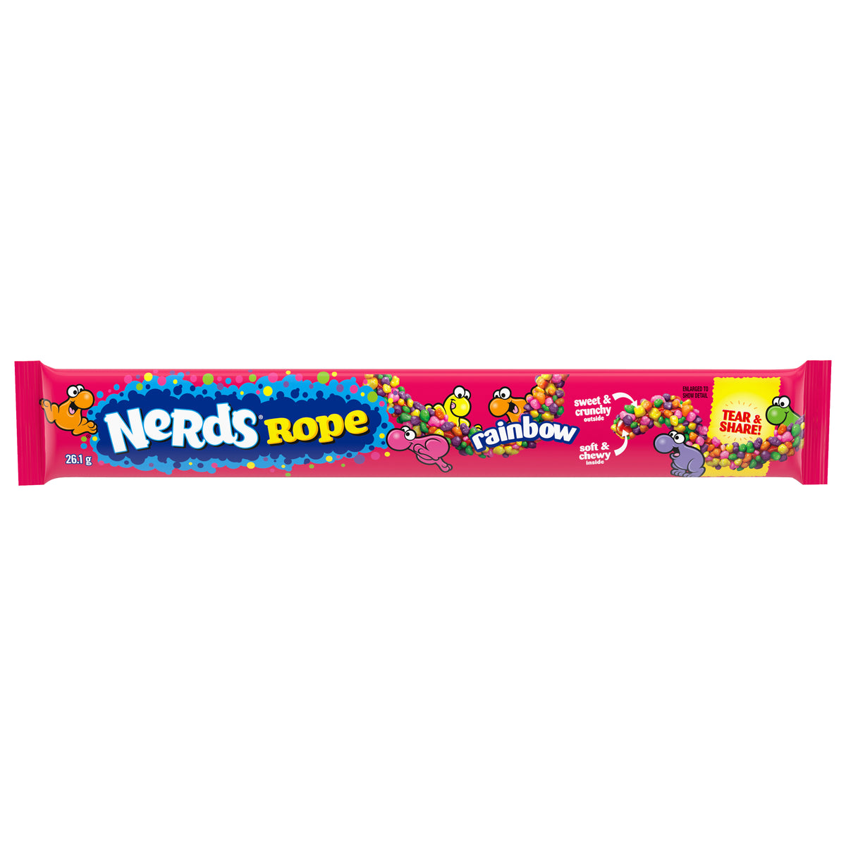 Nerds Rainbow Rope Candy 24 x 26g