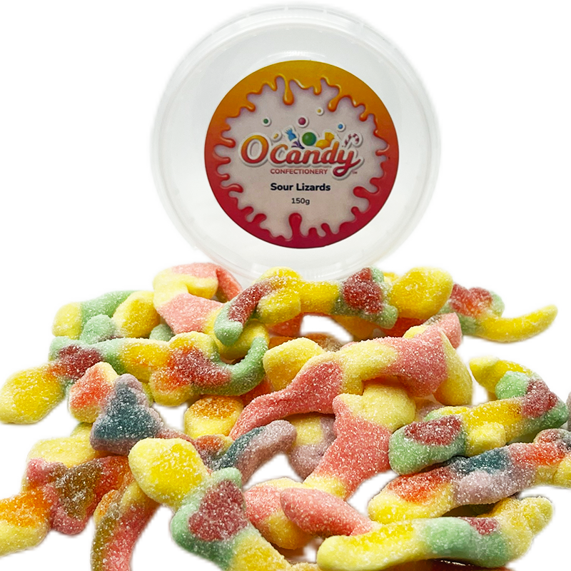 O'Candy Tub - Sour Lizards 150g