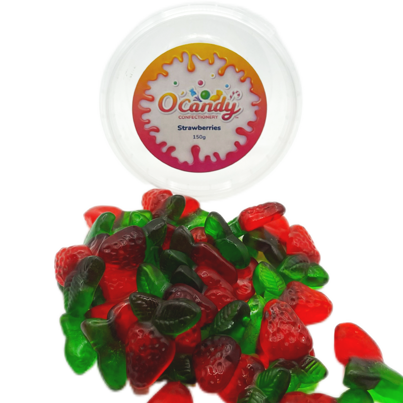 O'Candy Tub - Strawberries 150g