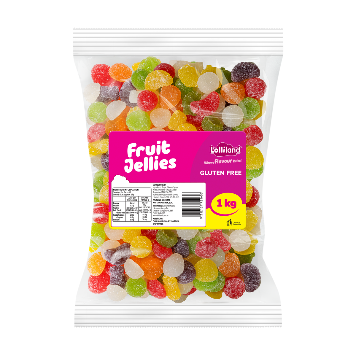 Fruit Jellies 1 x 1kg