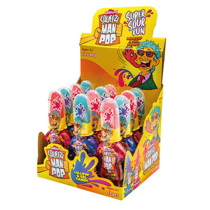 Squeezi Man Pop 12 x 80g