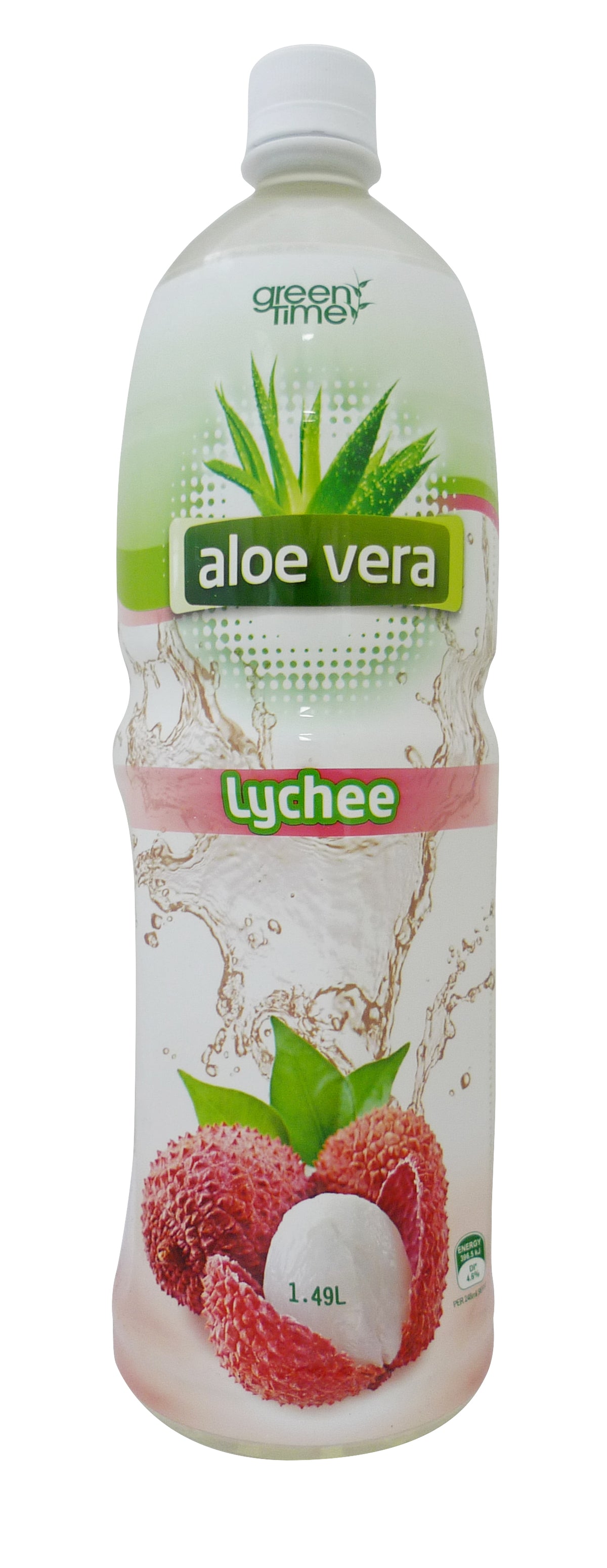 Green Time Aloe Vera Lychee - 12 x 1.49L