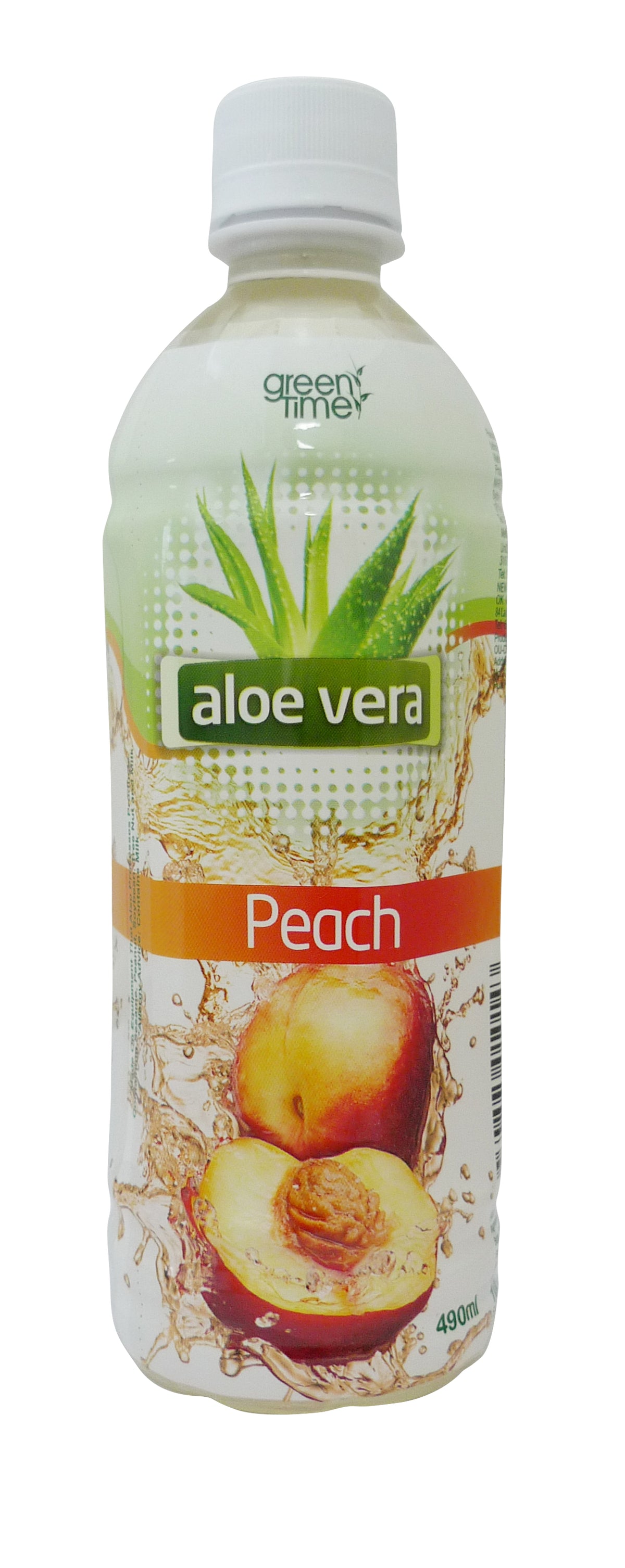 Green Time Aloe Vera Peach - 24 x 490ml