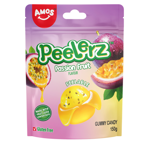 Amos Peelerz Gummy Candy Passionfruit 14 x 150g