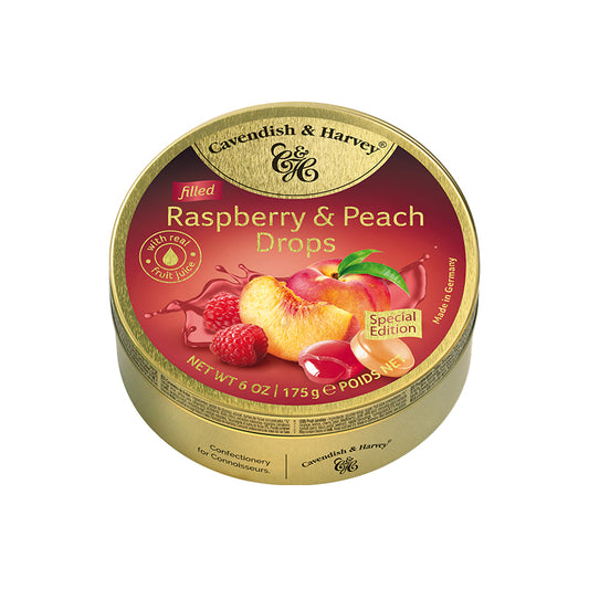 Cavendish & Harvey - Raspberry & Peach 10 x 175g