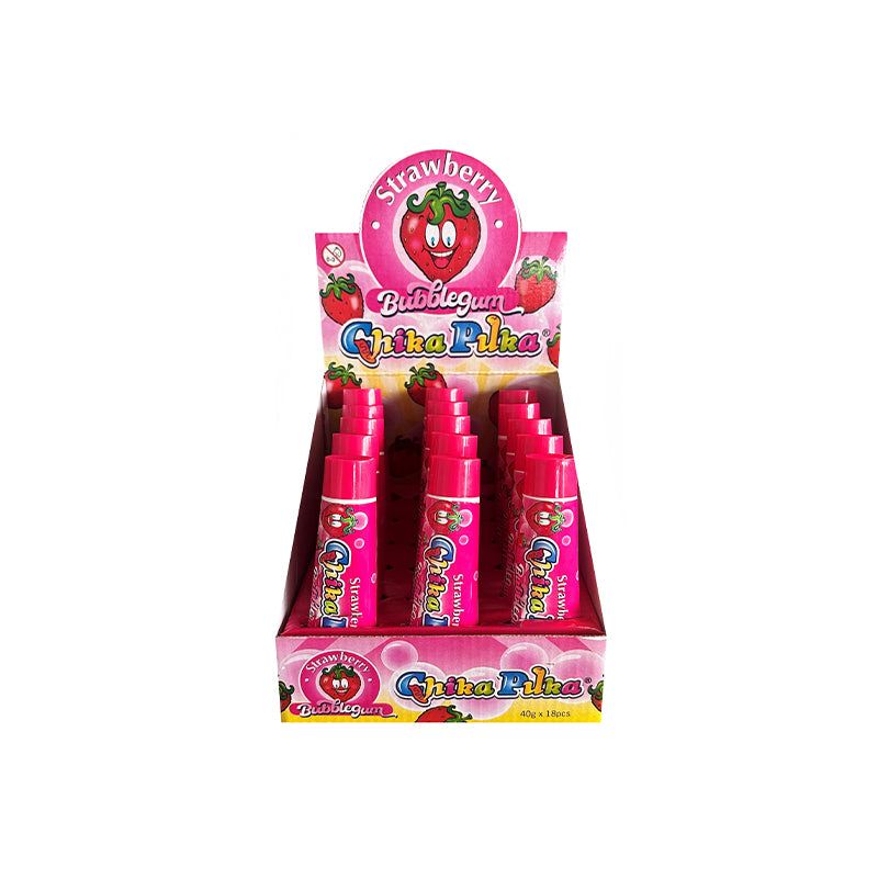 Chika Puka Bubblegum Strawberry  18 x 40g