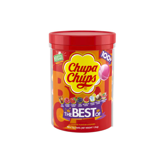 Chupa Chups Best of Lollipops, 100 Lollipop Tube