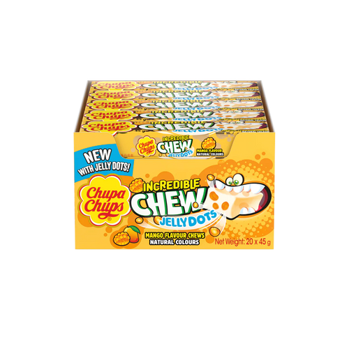 Chupa Chups Incredible Chew Mango 20 x 45g