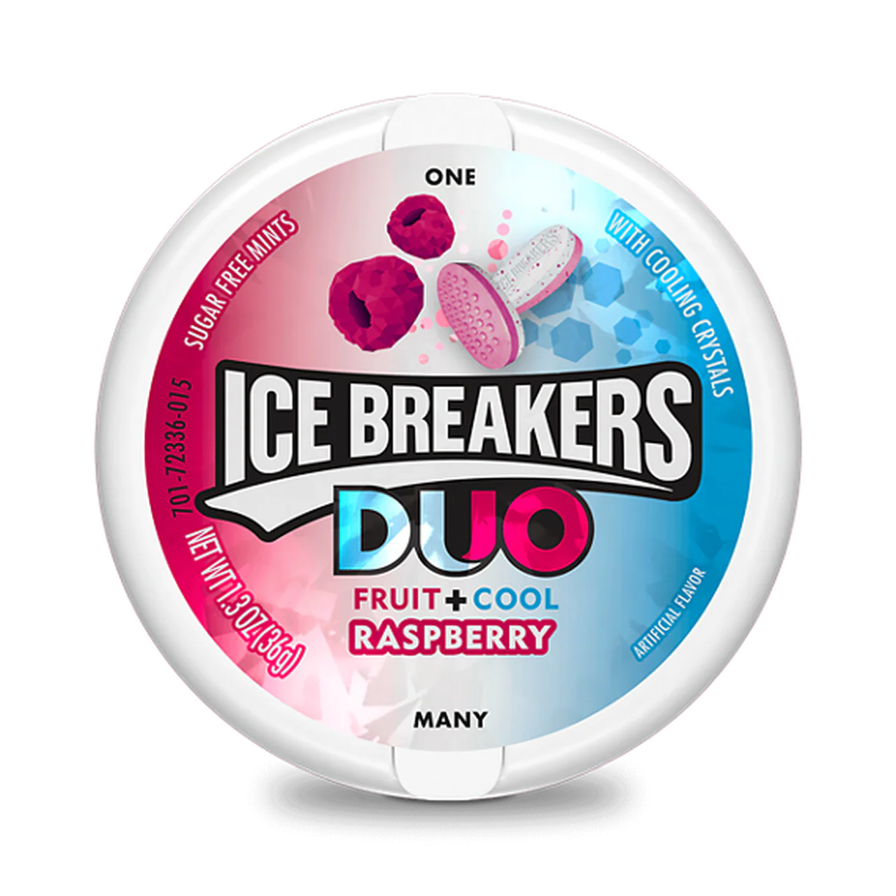 Ice Breakers Duo Fruit + Cool - Raspberry 8 x 36g