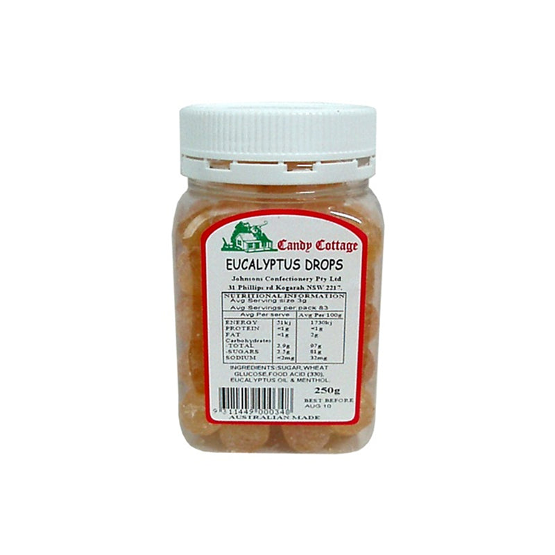 Candy Cottage Eucalyptus Drops 12 x 250g