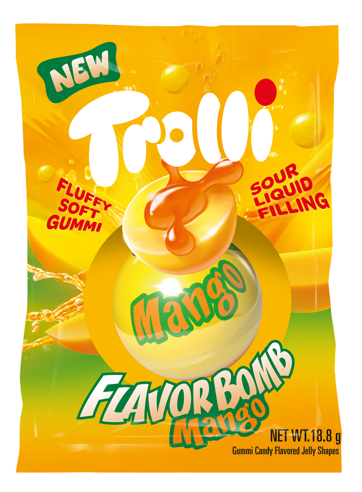 Trolli Mango Flavour Bomb 24 x 18.8g