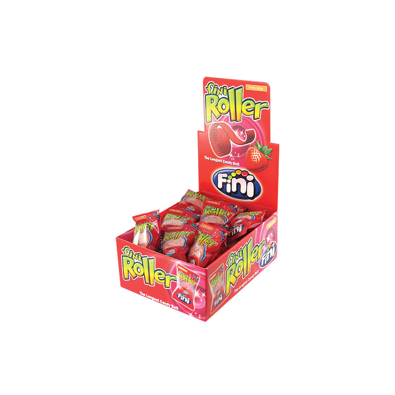 Fini Sour Strawberry Roller 40 x 20g