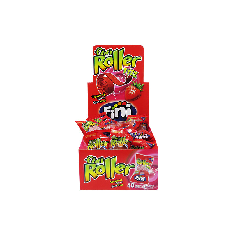 Fini Sour Strawberry Roller 40 x 20g