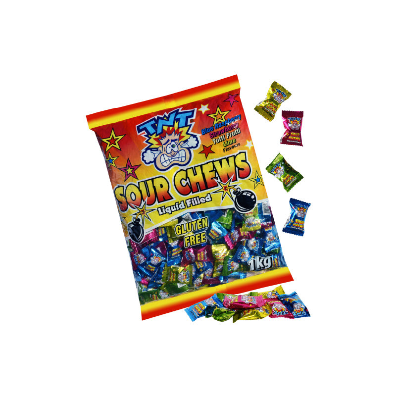 TNT Sour Chews 1kg