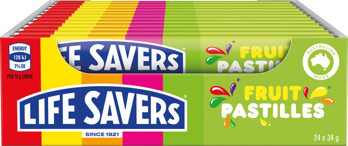 Life Savers Fruit Pastilles 24 x 34g