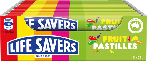 Life Savers Fruit Pastilles 24 x 34g