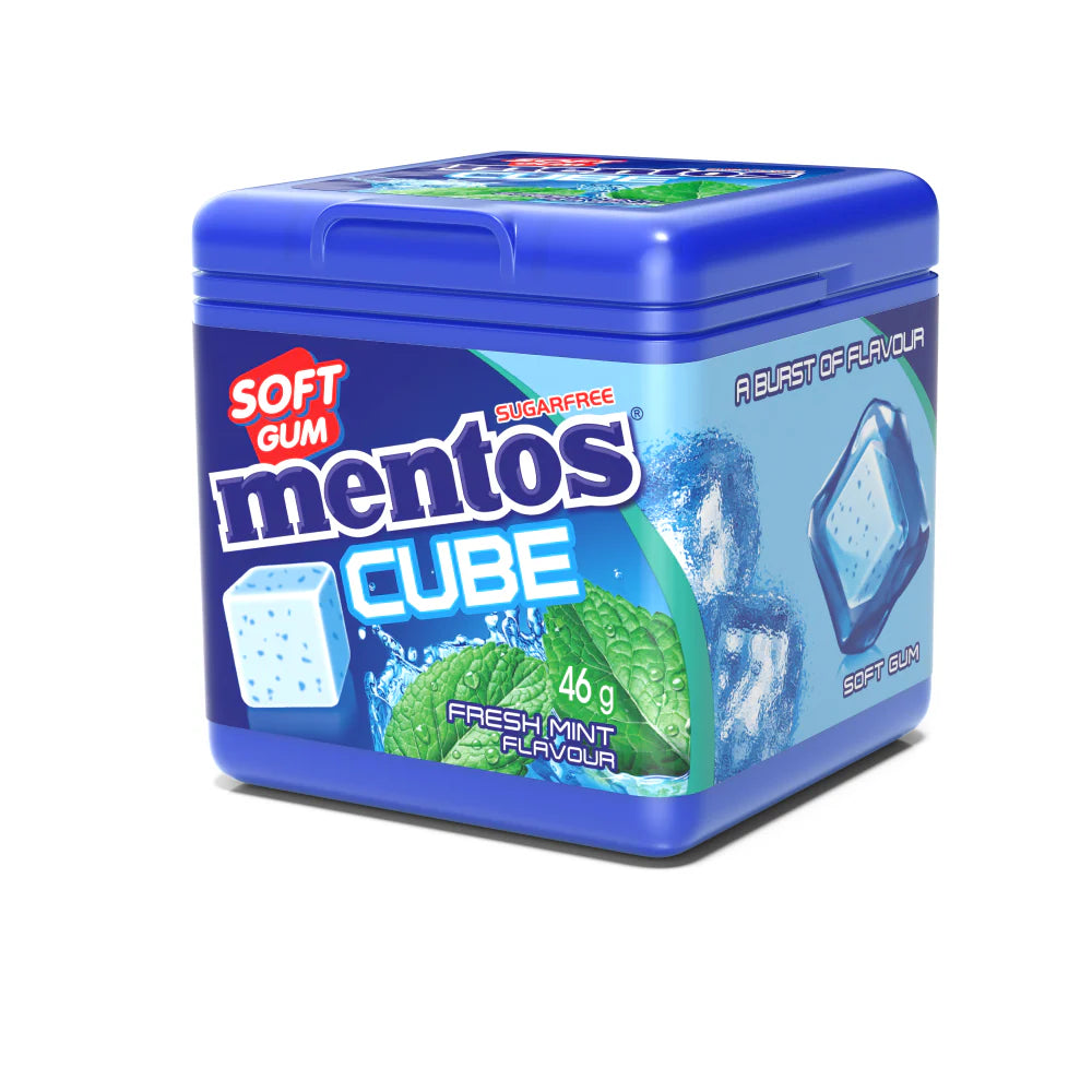 Mentos Cube Gum Ice Mint 4 x 46g