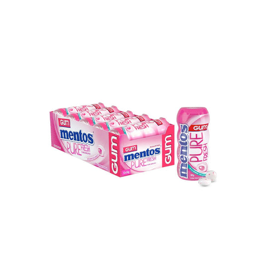 Mentos Pure Fresh Chewing Gum, Bubble Fresh 10 x 30g