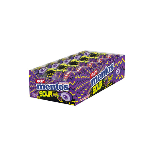 Mentos Pure Fresh Chewing Gum, Sour Grape 10 x 30g