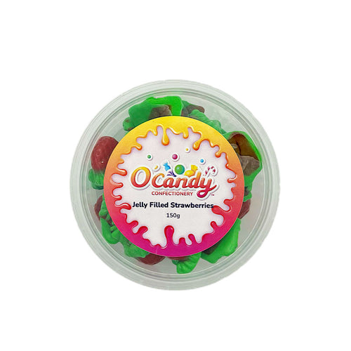 O'Candy Tub - Jelly Filled Strawberries 150g