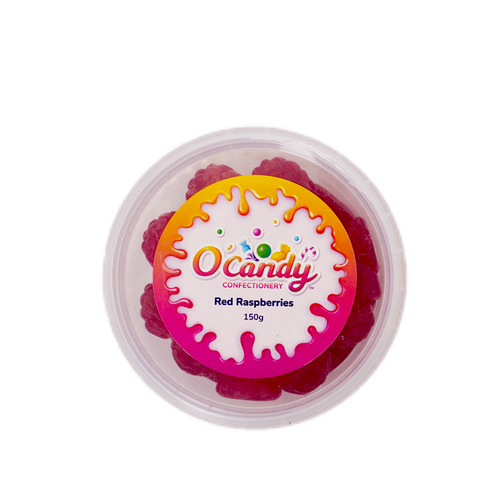 O'Candy Tub - Red Raspberries 150g