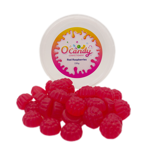 O'Candy Tub - Red Raspberries 150g