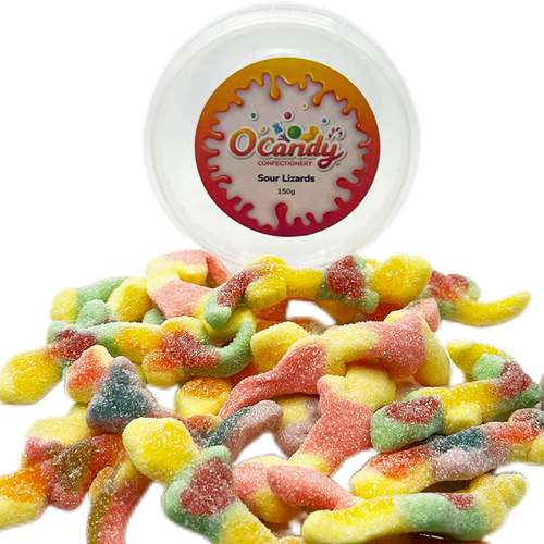 O'Candy Tub - Sour Lizards 150g