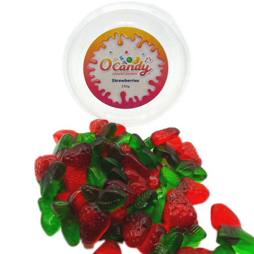 O'Candy Tub - Strawberries 150g