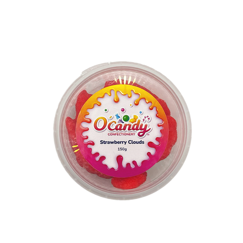O'Candy Tub - Strawberry Clouds 150g