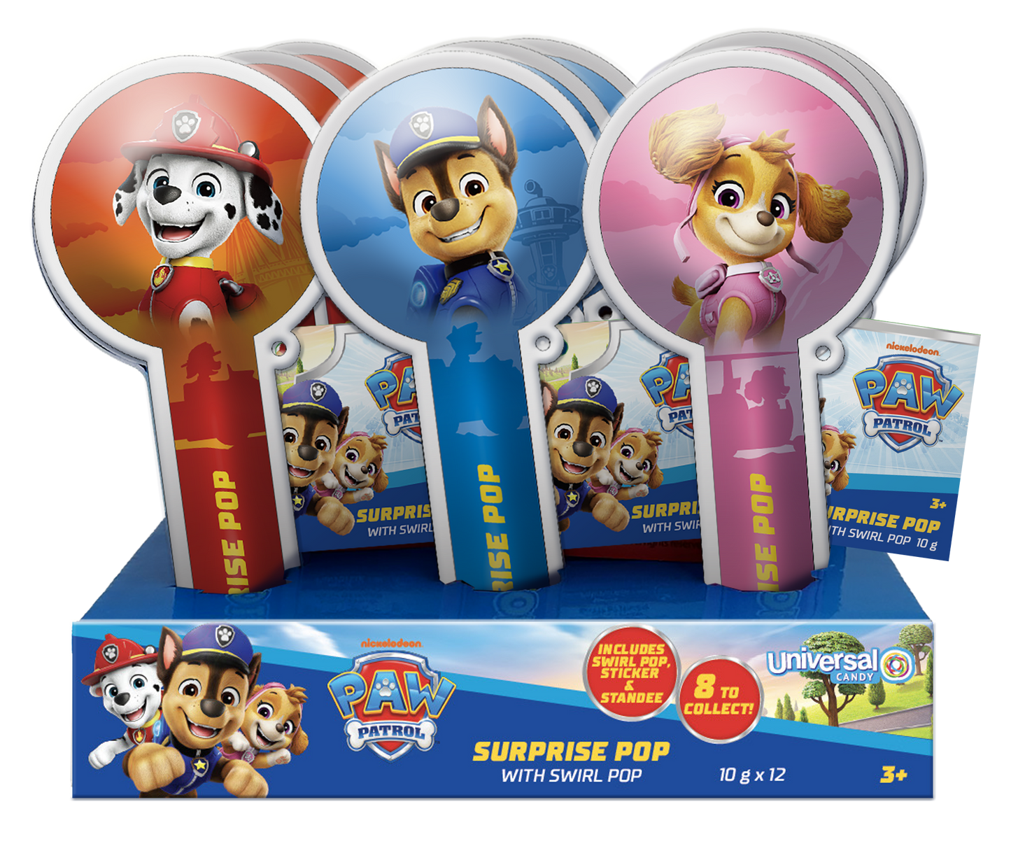 Paw Patrol Surprise Pop 12 x 10g