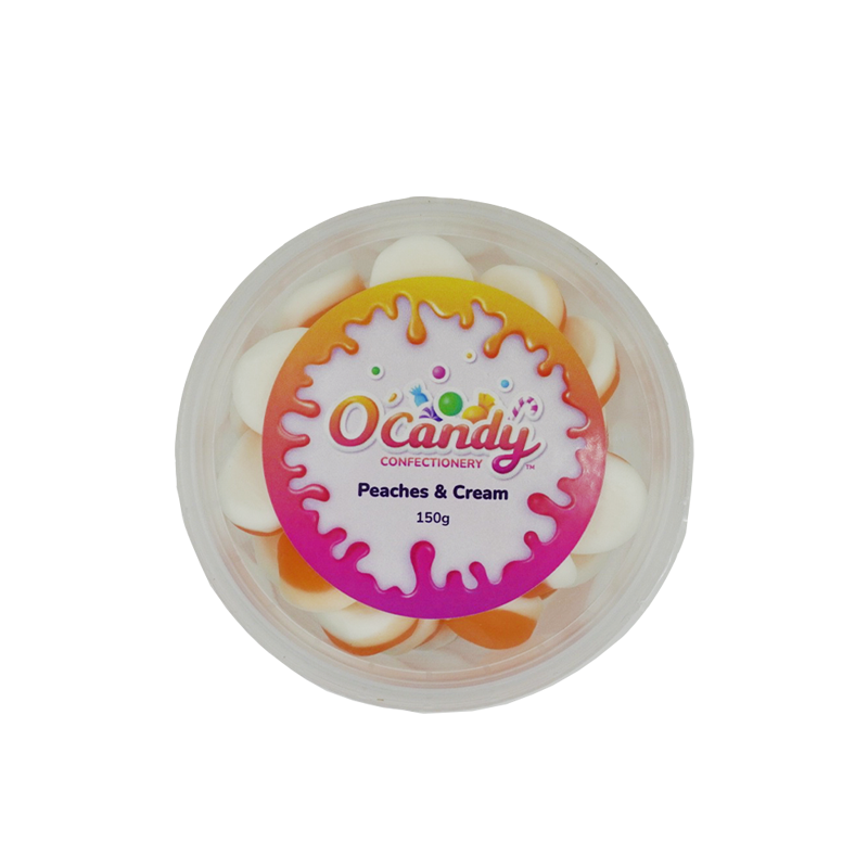 O'Candy Tub - Peaches & Cream 150g