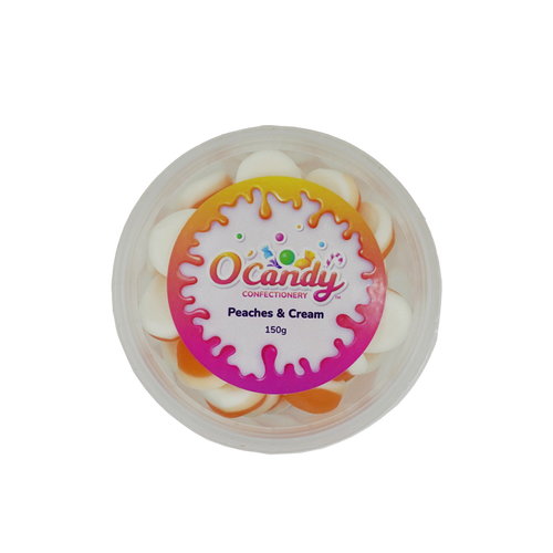 O'Candy Tub - Peaches & Cream 150g
