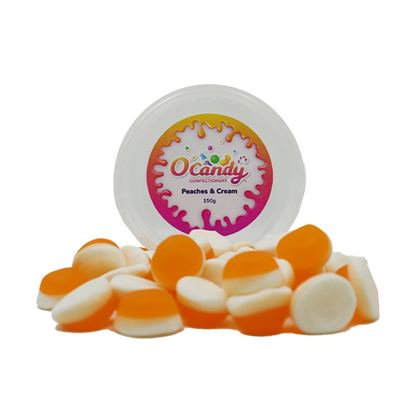 O'Candy Tub - Peaches & Cream 150g