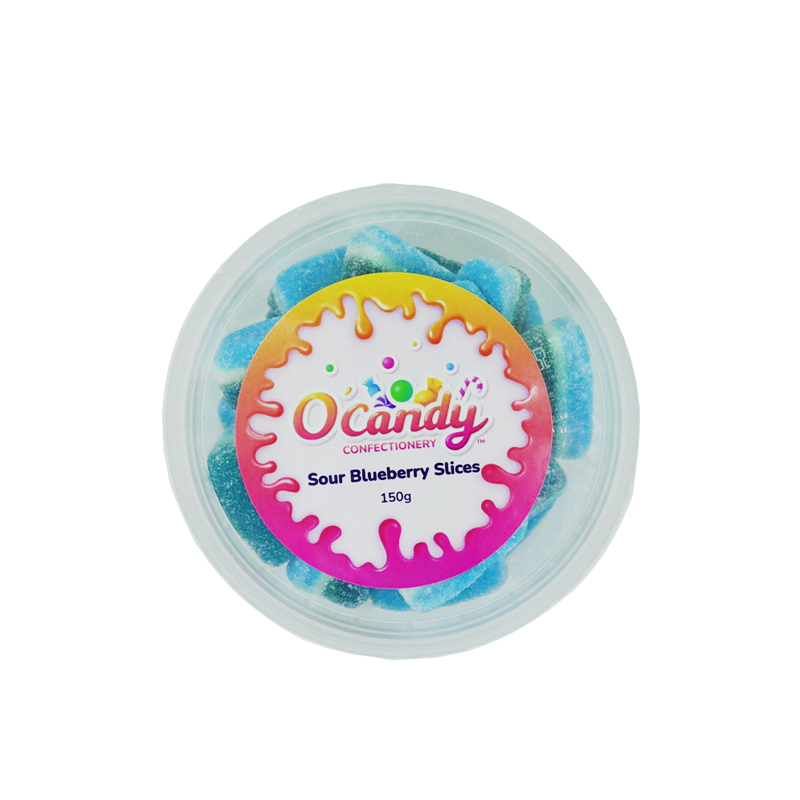 O'Candy Tub - Sour Blueberry Slices 150g