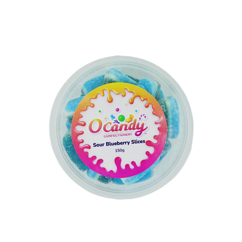 O'Candy Tub - Sour Blueberry Slices 150g