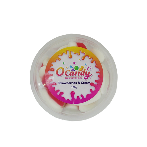 O'Candy Tub - Strawberries & Cream 150g