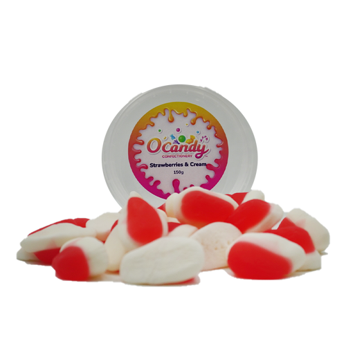 O'Candy Tub - Strawberries & Cream 150g