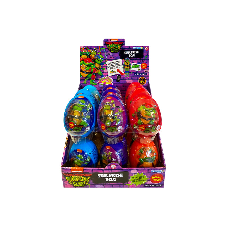 TMNT Embossed Surprise Egg 18 x 10g