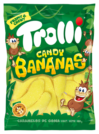 Trolli Candy Bananas 12 x 100g