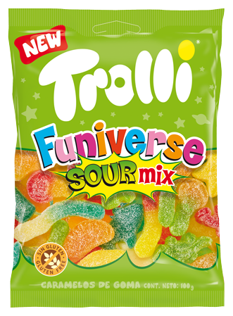 Trolli Funiverse Sour Mix 12 x 100g