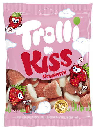 Trolli Kiss Strawberry 12 x 100g
