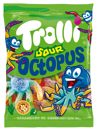 Trolli Sour Octopus 12 x 100g