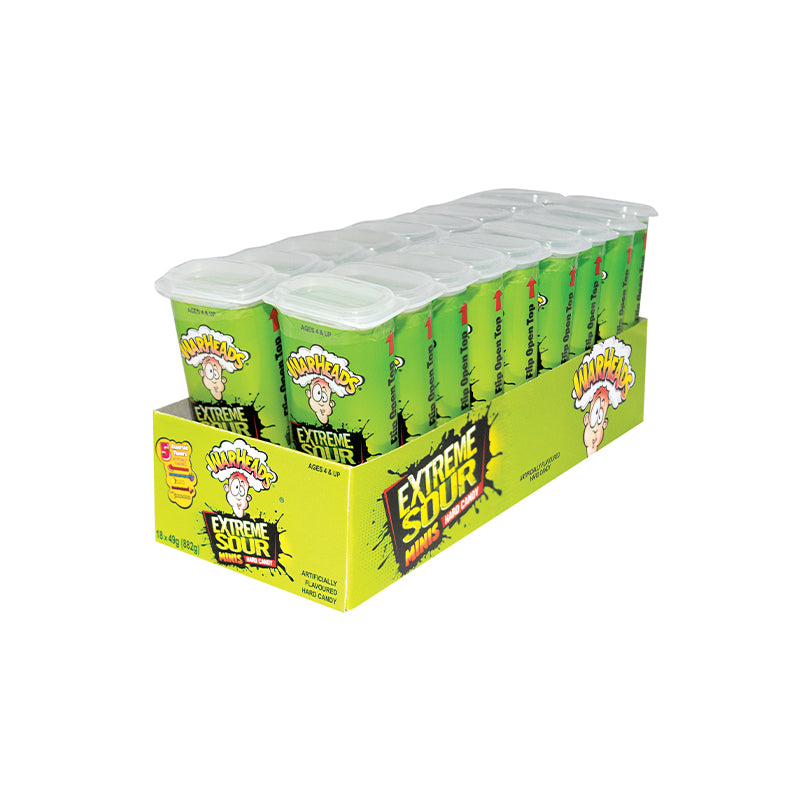 Warheads Minis Extreme Sour Hard Candy 18 x 49g