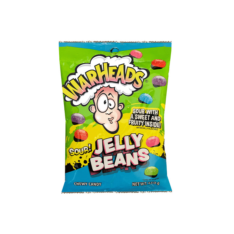 Warheads Sour Jelly Beans 12 x 150g