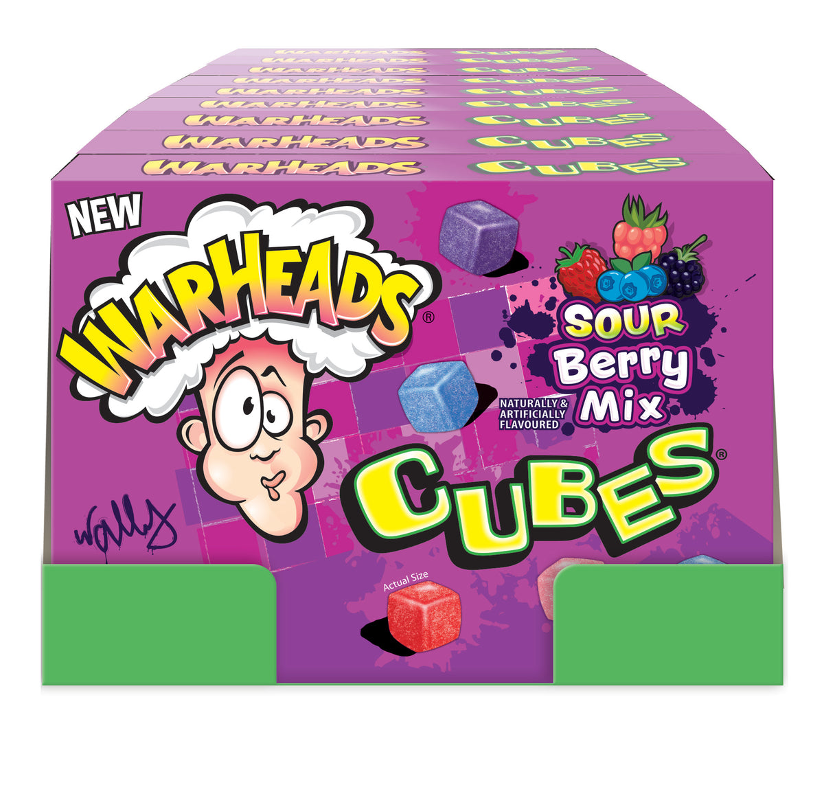 Warheads Theatre Box Mixed Berry Cubes 12 x 99g