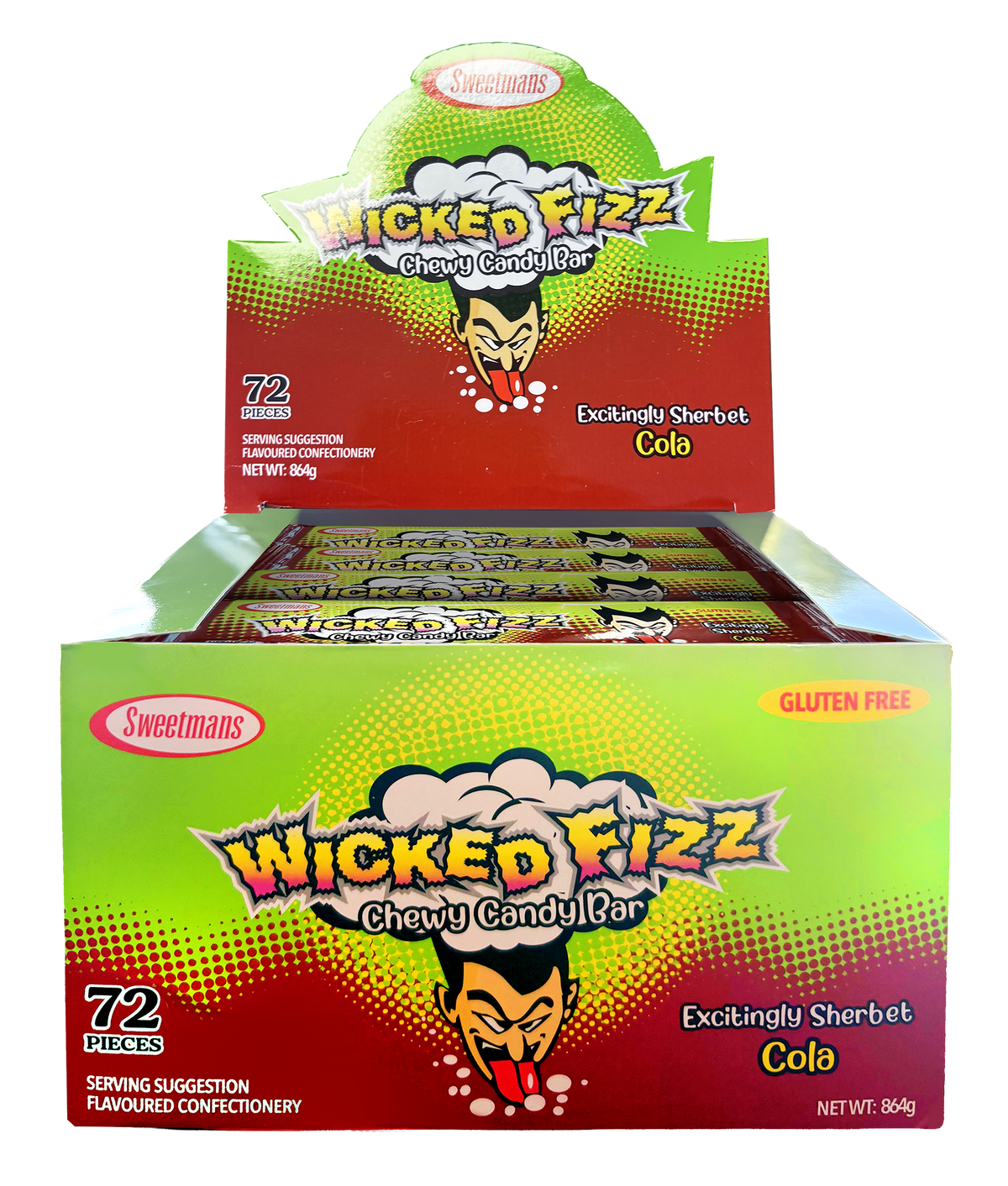 Wicked Fizz Cola Flavour 72 x 12g