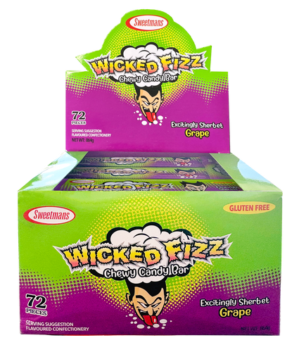 Wicked Fizz Grape Flavour 72 x 12g